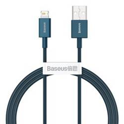 KABEL USB DO LIGHTNING BASEUS SUPERIOR SERIES, 2.4A, 1M (NIEBIESKI)