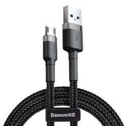 KABEL USB DO MICRO USB BASEUS CAFULE 2A 3M (CZARNO-SZARY)