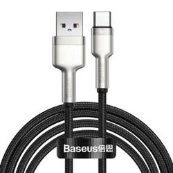 KABEL USB DO USB-C BASEUS CAFULE, 66W, 2M (CZARNY)