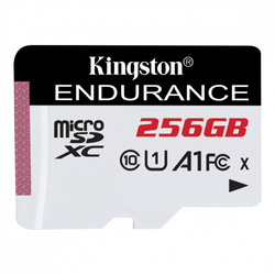 KINGSTON KARTA MICROSD 256GB ENDURANCE 95/45MB/S C10 A1 UHS-I