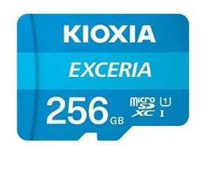 KIOXIA PAMIĘĆ MICROSD 256GB M203 UHSI U1 ADAPTER EXCERIA