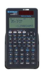 Kalkulator naukowy 150x85x19mm DONAU TECH grafitowy solarne+bateria