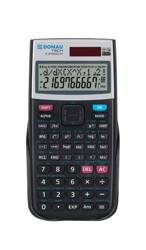 Kalkulator naukowy 164x84x19mm DONAU TECH czarny solarne+bateria