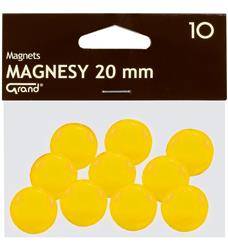 MAGNESY 20MM GRAND 130-1691 ŻÓŁTE 10SZT