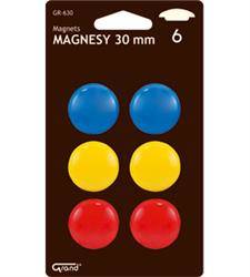 MAGNESY 30MM GRAND GR-630 130-1550 MIX KOLORÓW 6SZT