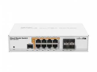 MIKROTIK PRZEŁĄCZNIK 8XGBE 4 XSFP POE CRS112-8P-4S-IN