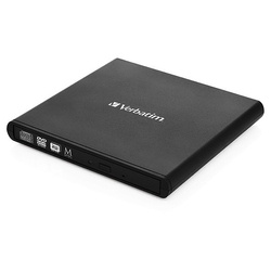 NAGRYWARKA ZEWNĘTRZNA VERBATIM CD/DVD 53504  SLIMLINE USB 2.0 CZARNA