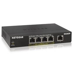 NETGEAR PRZEŁĄCZNIK GS305P 5X1GE (4XPOE)