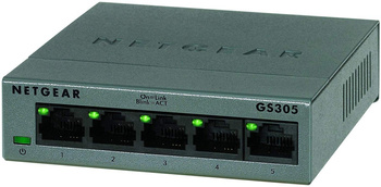 NETGEAR PRZEŁĄCZNIK NIEZARZĄDZALNY GS305 5-PORT 5XGE