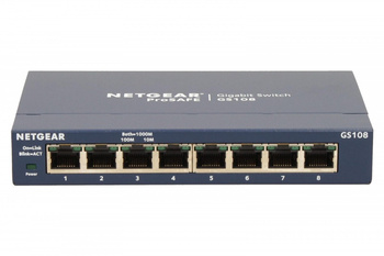 NETGEAR SWITCH UNMANAGED PLUS 8XGE - GS108GE