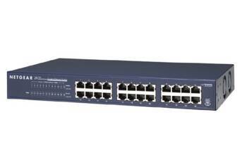 NETGEAR SWITCH UNMANAGED PLUS RACK 24XGE (12XPOE) - JGS524PE