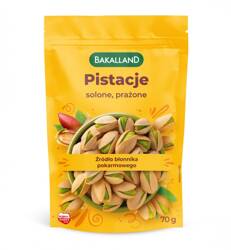 PISTACJE PRAŻONE BAKALLAND 70G