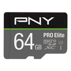 PNY PAMIĘĆ MICROSDXC 64GB P-SDU64GV31100PRO-GE