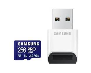 SAMSUNG KARTA PAMIĘCI MICROSD PRO+ MB-MD256SB/WW 256GB + CZYTNIK