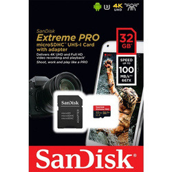 SANDISK EXTREME PRO MICROSDHC 32GB 100/90 MB/S A1 V30