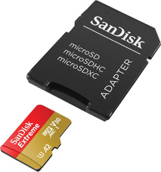 SANDISK KARTA PAMIĘCI EXTREME MICROSDXC 128GB 190/90 MB/S A2 V30 U3