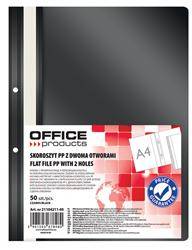 SKOROSZYT WPINANY A4 OFFICE PRODUCTS 2 OTWORY CZARNY PP 100/170MIKR