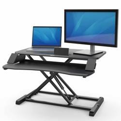 STANOWISKO DO PRACY STOJĄCO-SIEDZĄCEJ 114.3X800.1X612.8 FELLOWES SIT-STAND CORSIVO 8091001 CZARNE