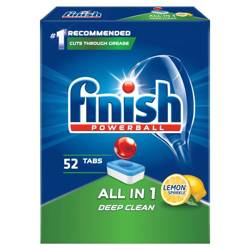 TABLETKI DO ZMYWARKI CALGONIT FINISH ALL IN ONE LEMON 52SZT