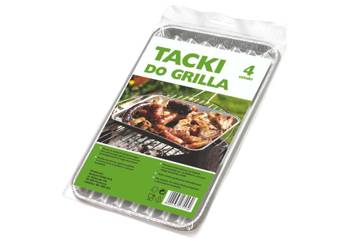 TACKA DO GRILLA DUŻA GROSIK 8571029309 ALUMINIOWA 4 SZT