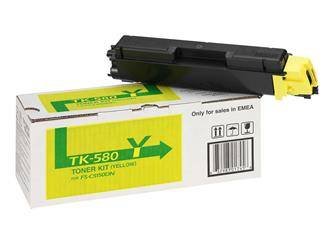 TONER ORYGINALNY KYOCERA TK580Y TK580Y=1T02KTANL0 YELLOW 2800 STRON