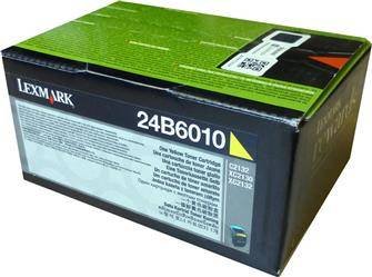 TONER ORYGINALNY LEXMARK 24B6010 YELLOW 3000 STRON