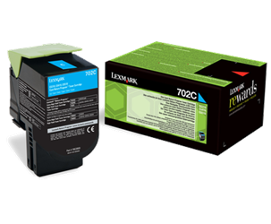 TONER ORYGINALNY LEXMARK 70C20C0 CYAN 1000 STRON