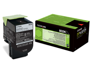 TONER ORYGINALNY LEXMARK 80C20K0 CZARNY 1000 STRON