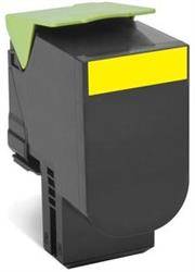 TONER ORYGINALNY LEXMARK 80C2XYE YELLOW 4000 STRON