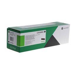 TONER ORYGINALNY LEXMARK C3220K0 CZARNY 1500 STRON