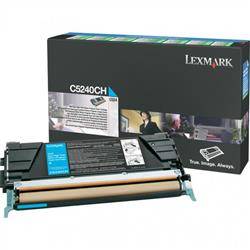 TONER ORYGINALNY LEXMARK C5240CH CYAN 5000 STRON