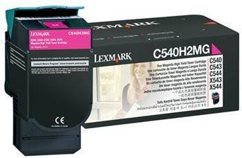 TONER ORYGINALNY LEXMARK C540H2MG MAGENTA 2000 STRON