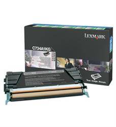 TONER ORYGINALNY LEXMARK C734A1KG CZARNY 8000 STRON