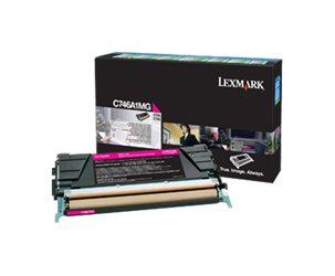 TONER ORYGINALNY LEXMARK C746A1MG MAGENTA 7000 STRON