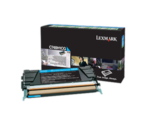 TONER ORYGINALNY LEXMARK C748H1CG CYAN 10000 STRON