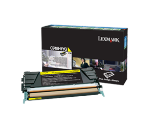 TONER ORYGINALNY LEXMARK C748H1YG YELLOW 10000 STRON