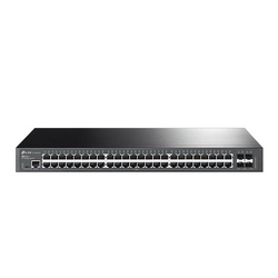 TP-LINK PRZEŁĄCZNIK ZARZĄDZALNY L2+ JETSTREAM, 48 PORTÓW GIGABITOWYCH, 4 SLOTY SFP+ 10GE SG3452X