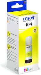 TUSZ ORYGINALNY EPSON ECOTANK 104 C13T00P440 YELLOW 5000 STRON