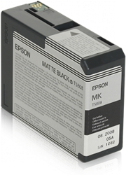 TUSZ ORYGINALNY EPSON T5808 C13T580800 MATTE CZARNY 80 ML