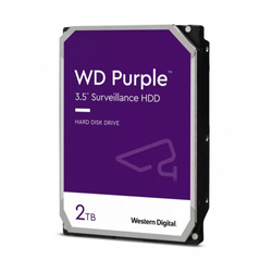 WESTERN DIGITAL DYSK TWARDY WD PURPLE 2TB 3,5 256 MB 5400RPM WD23PURZ