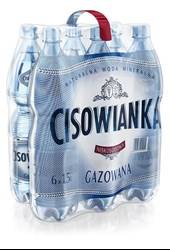 WODA GAZOWANA BUTELKA PLASTIKOWA CISOWIANKA 1,5L